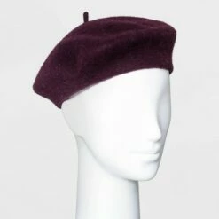 New 🥰 Women's Felt Beret Hat - A New Day™ Yellow 😀 -A New Day Sales 2022 unnamed file 2318