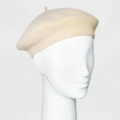 New 🥰 Women's Felt Beret Hat - A New Day™ Yellow 😀 -A New Day Sales 2022 unnamed file 2320
