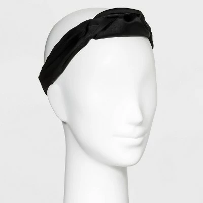 Top 10 👍 Satin Knot Headwrap - A New Day™ Black 🛒 6 Top 10 👍 Satin Knot Headwrap - A New Day™ Black 🛒 - Image 5
