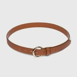 Promo 🌟 Women's Round Buckle Belt - A New Day™ Papaya ⭐ -A New Day Sales 2022 unnamed file 237