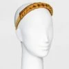Best deal 🔥 Satin Knotted Headband - A New Day™ Mustard Yellow 🤩