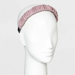 Cheap 🤩 Faux Leather Ruched Headband - A New Day™ Ivory 👍 -A New Day Sales 2022 unnamed file 2392