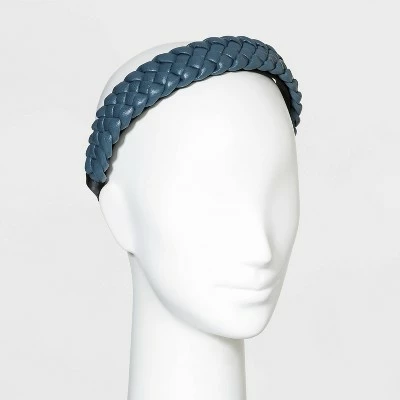 Flash Sale 🔔 Faux Leather Braded Headband - A New Day™ Dark Blue ✔️ 5 Flash Sale 🔔 Faux Leather Braded Headband - A New Day™ Dark Blue ✔️ - Image 3