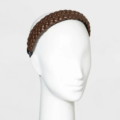 Flash Sale 🔔 Faux Leather Braded Headband - A New Day™ Dark Blue ✔️ 6 Flash Sale 🔔 Faux Leather Braded Headband - A New Day™ Dark Blue ✔️ - Image 4