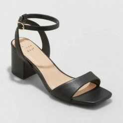 Best Sale 🔔 Women's Sonora 👠 Heels - A New Day™ Black ✨ -A New Day Sales 2022 unnamed file 2425