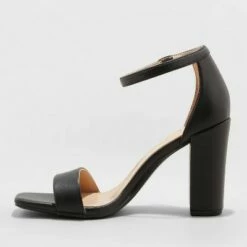 Coupon 😀 Women's Ema Square Toe 👠 Heels - A New Day™ Taupe 😉