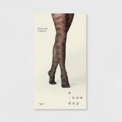A New Day Sales 2022 43 Best Pirce ✨ Women's Rose Garden Tights - A New Day™ Black ✨