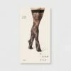 Flash Sale 👍 Women's Sheer Rose Thigh Highs - A New Day™ Black ❤️ -A New Day Sales 2022 unnamed file 2623