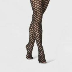 Cheapest ✨ Women's Sheer Reverse Dot Tights - A New Day™ Black 👏 -A New Day Sales 2022 unnamed file 2639