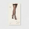 Cheap 😍 Women's Sheer Square Dot Thigh Highs - A New Day™ Black ⭐ -A New Day Sales 2022 unnamed file 2647