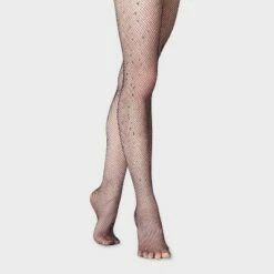 Outlet 😍 Women's Jewel Fishnet Tights - A New Day™ Black 🎉 -A New Day Sales 2022 unnamed file 2656
