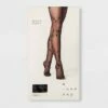 Best Pirce 🌟 Women's Viney Floral Tights - A New Day™ Honey Beige/black 🔔 -A New Day Sales 2022 unnamed file 2687