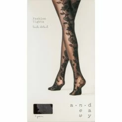 A New Day Sales 2022 49 Cheapest ✔️ Women's Floral Back Tights - A New Day Black 😀