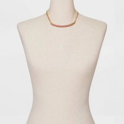 Best Pirce 🤩 Snake Chain Necklace - A New Day™ Black 🎉 3 Best Pirce 🤩 Snake Chain Necklace - A New Day™ Black 🎉