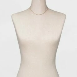 Coupon 🎁 14K Gold Plated 16" Paperlink Chain Necklace - A New Day™ 🤩