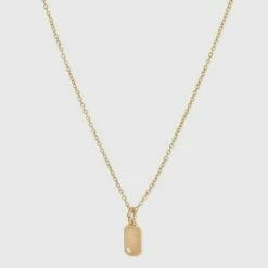 Deals ❤️ 14K Gold Plated Cubic Zirconia Design Pendant Necklace - A New Day™ 👍 -A New Day Sales 2022 unnamed file 2889