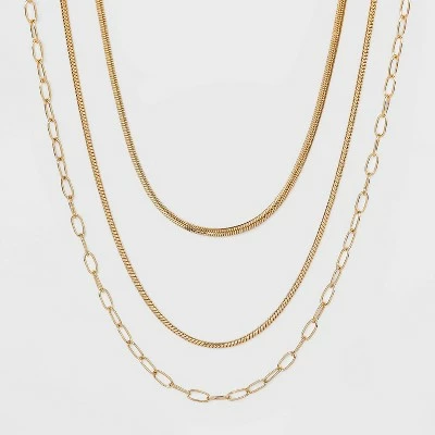 Discount ⌛ Round Flat Snake Chain Necklace - A New Day™ Gold 🤩 5 Discount ⌛ Round Flat Snake Chain Necklace - A New Day™ Gold 🤩 - Image 3