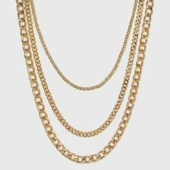 Brand new 🔥 16" Layered Curb Chain Necklace - A New Day™ Gold 😍 -A New Day Sales 2022 unnamed file 2914