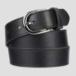 Best reviews of 😉 Women's Fashion Skinny Leather Jean Belt with Polished Buckle - A New Day™ Black 👍 -A New Day Sales 2022 unnamed file 293