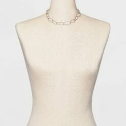 Top 10 ✨ Abstract Link Chain Necklace - A New Day™ Gold ⭐