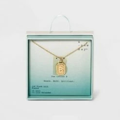 New ๐ Silver Plated Initial Tag Pendant Necklace - A New Dayโข Gold ๐ 39 New ๐ Silver Plated Initial Tag Pendant Necklace - A New Dayโข Gold ๐ -A New Day Sales 2022 unnamed file 2983
