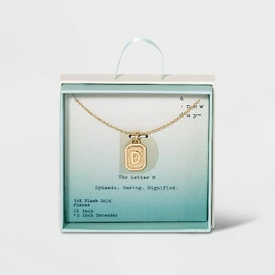 New ๐ Silver Plated Initial Tag Pendant Necklace - A New Dayโข Gold ๐ 11 New ๐ Silver Plated Initial Tag Pendant Necklace - A New Dayโข Gold ๐ - Image 9