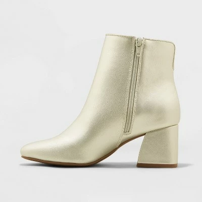 Promo ๐ Women's Adele Block Heeled Ankle ๐ฅพ Boots - A New Dayโข Gold ๐ 3 Promo ๐ Women's Adele Block Heeled Ankle ๐ฅพ Boots - A New Dayโข Gold ๐