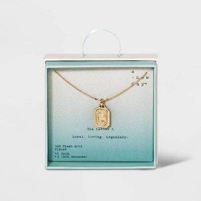 New ๐ Silver Plated Initial Tag Pendant Necklace - A New Dayโข Gold ๐ 19 New ๐ Silver Plated Initial Tag Pendant Necklace - A New Dayโข Gold ๐ - Image 17