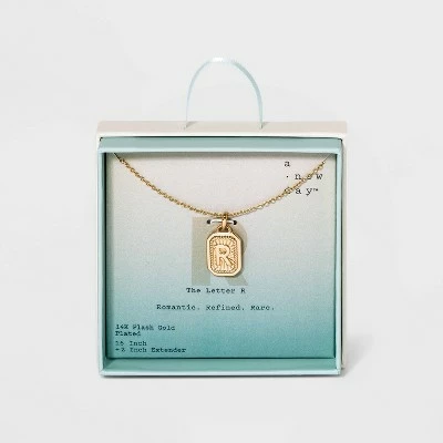 New ๐ Silver Plated Initial Tag Pendant Necklace - A New Dayโข Gold ๐ 25 New ๐ Silver Plated Initial Tag Pendant Necklace - A New Dayโข Gold ๐ - Image 23
