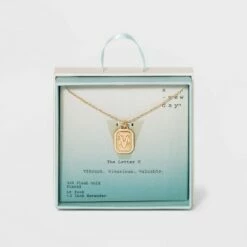 New ๐ Silver Plated Initial Tag Pendant Necklace - A New Dayโข Gold ๐ 59 New ๐ Silver Plated Initial Tag Pendant Necklace - A New Dayโข Gold ๐ -A New Day Sales 2022 unnamed file 3003