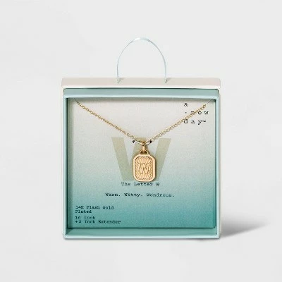 New ๐ Silver Plated Initial Tag Pendant Necklace - A New Dayโข Gold ๐ 30 New ๐ Silver Plated Initial Tag Pendant Necklace - A New Dayโข Gold ๐ - Image 28