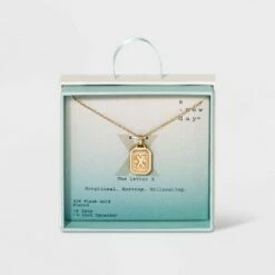 New ๐ Silver Plated Initial Tag Pendant Necklace - A New Dayโข Gold ๐ 61 New ๐ Silver Plated Initial Tag Pendant Necklace - A New Dayโข Gold ๐ -A New Day Sales 2022 unnamed file 3005