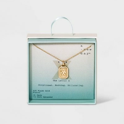 New ๐ Silver Plated Initial Tag Pendant Necklace - A New Dayโข Gold ๐ 31 New ๐ Silver Plated Initial Tag Pendant Necklace - A New Dayโข Gold ๐ - Image 29