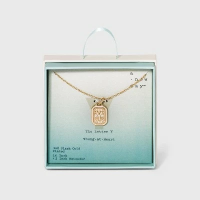 New ๐ Silver Plated Initial Tag Pendant Necklace - A New Dayโข Gold ๐ 32 New ๐ Silver Plated Initial Tag Pendant Necklace - A New Dayโข Gold ๐ - Image 30