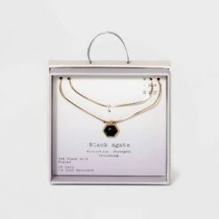 Cheapest 🧨 Silver Plated Layered Gold Necklace - A New Day™ Strawberry Quartz 🔥 -A New Day Sales 2022 unnamed file 3076