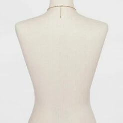 Buy 🥰 Silver Plated Gold Dipped Paperclip Chain and Semi-Precious Stone 18" Pendant Necklace - A New Day™ Rose Quartz ⌛ -A New Day Sales 2022 unnamed file 3087