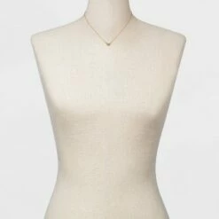 Best Pirce 🤩 Bezel Gem Necklace - A New Day™ Gold 🧨