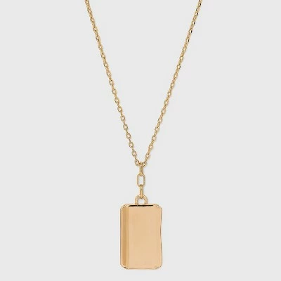 Cheapest ๐คฉ Solid Rectangle Statement Necklace - A New Day™ Gold ๐ 5 Cheapest ๐คฉ Solid Rectangle Statement Necklace - A New Day™ Gold ๐ - Image 3