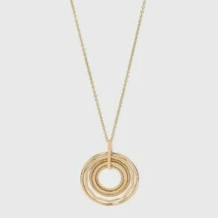 Outlet ๐ฏ Multi Ring Pendant Statement Necklace - A New Day™ Gold ๐ 7 Outlet ๐ฏ Multi Ring Pendant Statement Necklace - A New Day™ Gold ๐ -A New Day Sales 2022 unnamed file 3145