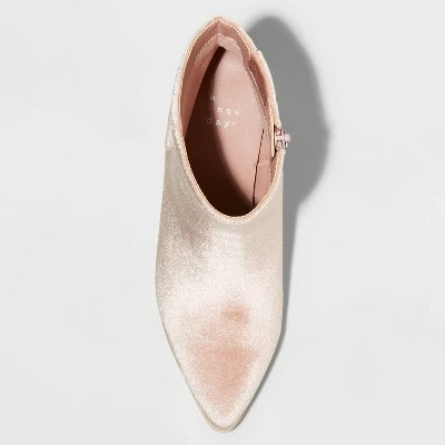 Discount ❤️ Women's Delilah Heeled Ankle 🥾 Boots - A New Day™ Blush 😀 4 Discount ❤️ Women's Delilah Heeled Ankle 🥾 Boots - A New Day™ Blush 😀 - Image 2