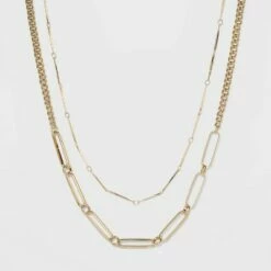Deals ๐ Two Row Layered Necklace - A New Day™ Gold ๐ 7 Deals ๐ Two Row Layered Necklace - A New Day™ Gold ๐ -A New Day Sales 2022 unnamed file 3221