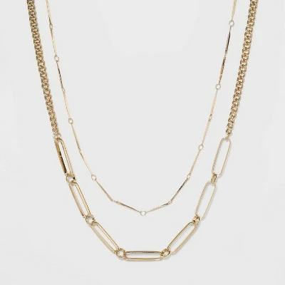 Deals ๐ Two Row Layered Necklace - A New Day™ Gold ๐ 5 Deals ๐ Two Row Layered Necklace - A New Day™ Gold ๐ - Image 3
