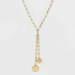 Promo ๐ Linked Chain and Discs Long Necklace - A New Day™ Gold ๐ 7 Promo ๐ Linked Chain and Discs Long Necklace - A New Day™ Gold ๐ -A New Day Sales 2022 unnamed file 3224