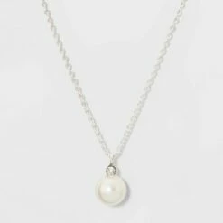 Coupon 🤩 Glass Necklace - A New Day™ Pearl 👏 -A New Day Sales 2022 unnamed file 3249