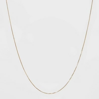 Top 10 ✨ Gold Over Sterling Silver Box Chain Necklace - A New Day™ Gold ✔️ 4 Top 10 ✨ Gold Over Sterling Silver Box Chain Necklace - A New Day™ Gold ✔️ - Image 2