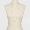 Buy 🌟 Short and Long Layered Pendant Necklace - A New Day™ Gold ✔️ -A New Day Sales 2022 unnamed file 3264