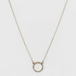 New 🧨 Short Pendant Necklace - A New Day™ Rose Gold ✨ -A New Day Sales 2022 unnamed file 3272