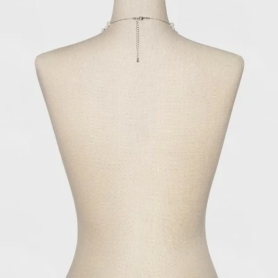 Best Pirce ❤️ Short Faux Pearl Chain Necklace - A New Day™ Silver 💯 4 Best Pirce ❤️ Short Faux Pearl Chain Necklace - A New Day™ Silver 💯 - Image 2