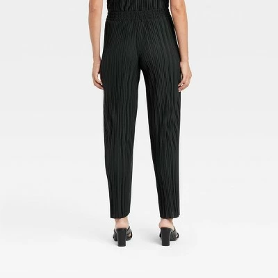 Cheapest ๐ Women's High-Rise Wide Leg Knit Plisse Pull-On Pants - A New Dayโข ๐ 2 Cheapest ๐ Women's High-Rise Wide Leg Knit Plisse Pull-On Pants - A New Dayโข ๐