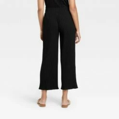 A New Day Sales 2022 33 Budget ❤️ Women's High-Rise Wide Leg Ribbed Ankle Pants - A New Day™ ❤️